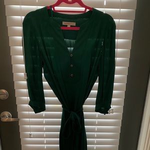 Banana Republic Forest Green Dress